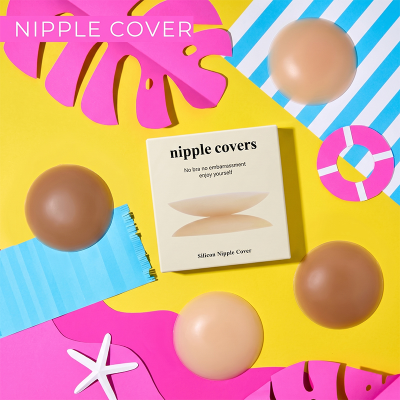 Strapless Bra Adhesive - 여성용 투명 셀프 접착식 니플 커버