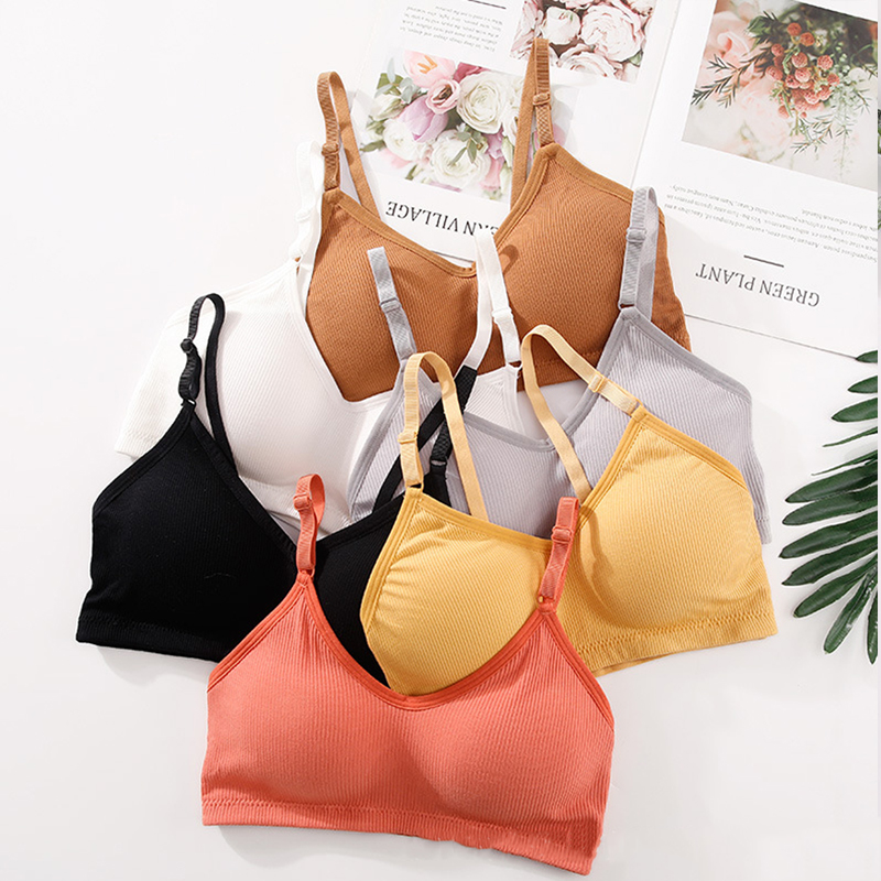T Shirt Bra Seamless - 여름용 와이어프리 브라 여성용 심리스 브라렛