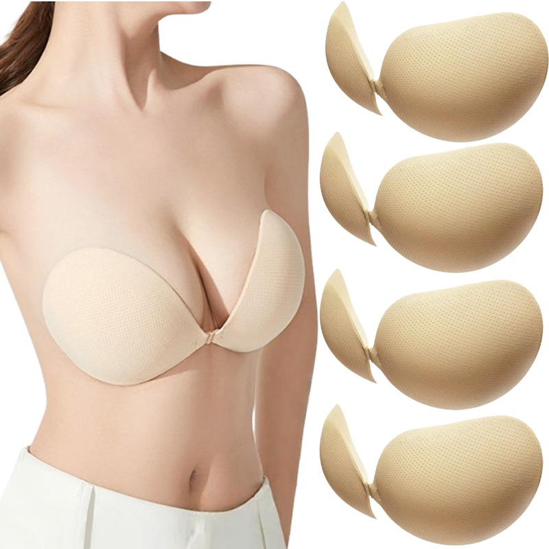 Backless Bra Sticky - 푸쉬업 스티키 브라 두꺼운 투명 실리콘