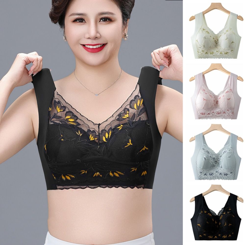 Minimizer Bra Women - 패션 플러스 사이즈 레이스 무선 브라