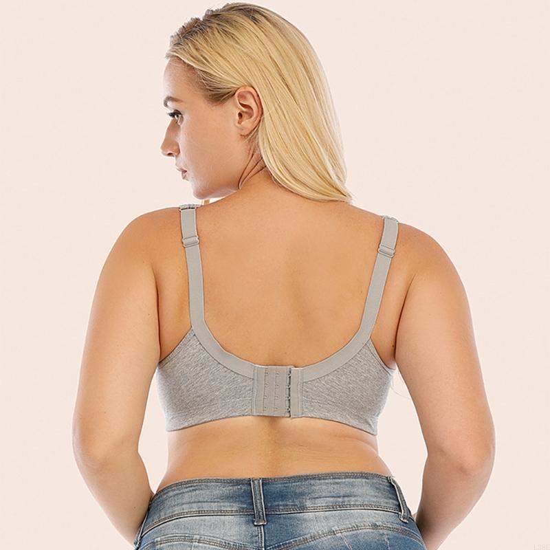 Full Coverage Bra - L38E 여성용 무선 빅 사이즈 레이스