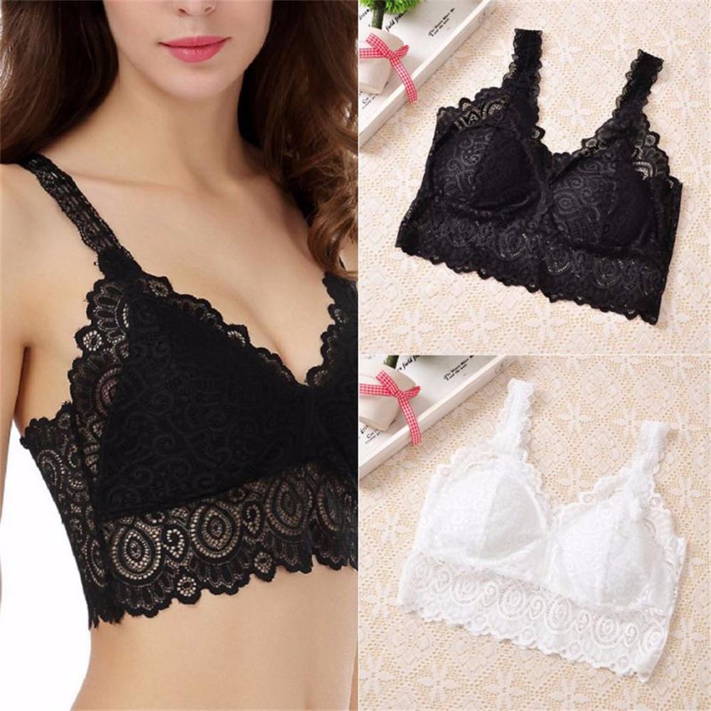T Shirt Bra Seamless - 여름 여성 레이스 코튼 탱크 탑