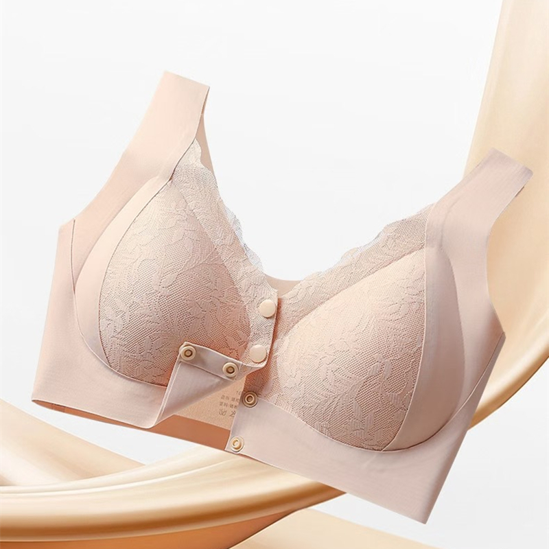 작은 가슴을 위한 조끼 스타일 앞 단추 브라, 강철 링 - Full Coverage Bra 리뷰 및 가격