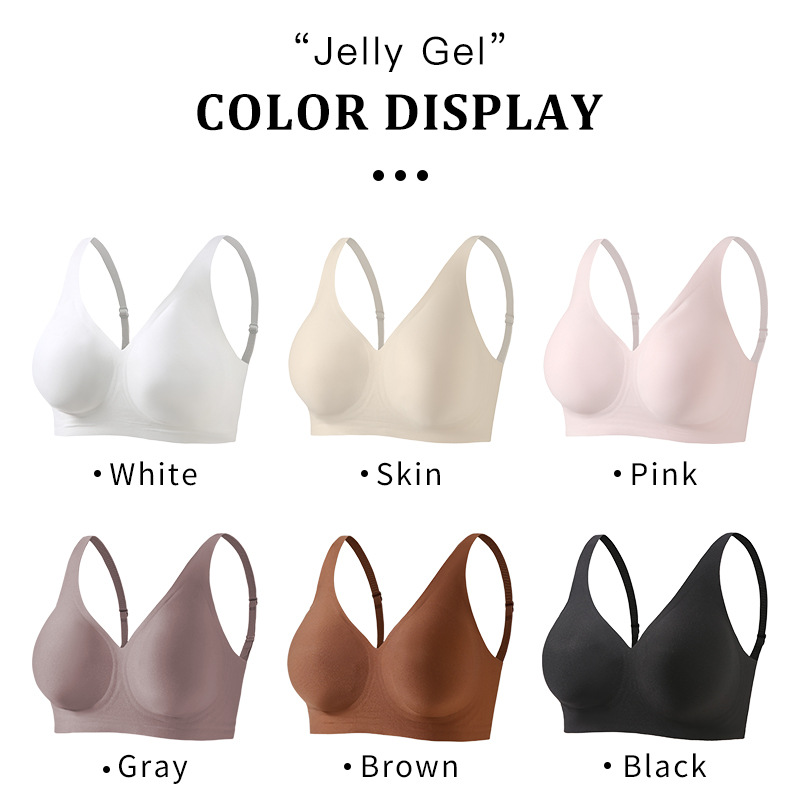 여성용 딥 V 젤리 심리스 브라 와이어프리 3D 소프트 - Wirefree Bra Comfort 리뷰 및 가격