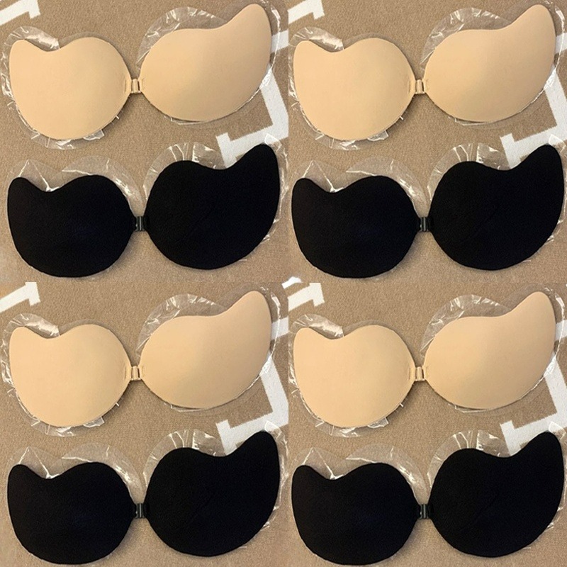 1/2쌍 푸쉬업 인비저블 브라 여성용 스트랩리스 백리스 - Push Up Bra Silicone 리뷰 및 가격