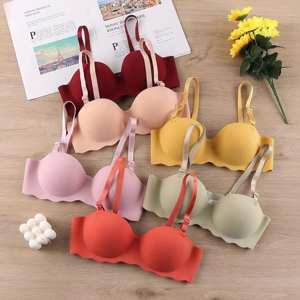 섹시하고 편안한 심리스 브라, 조절 가능한 캔디 컬러  - Wirefree Bra Comfort 리뷰 및 가격