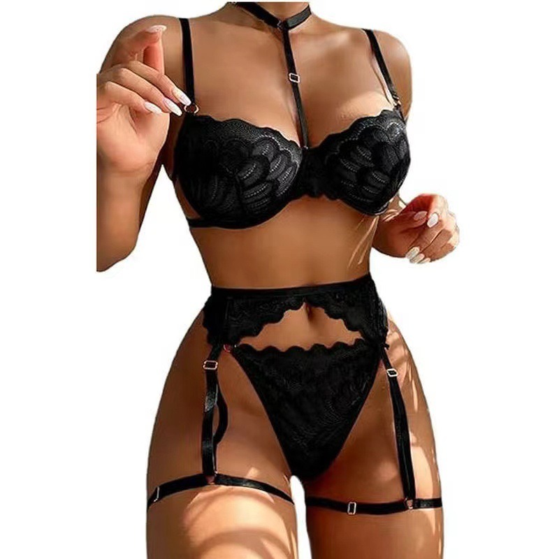 Toucheart 여성을위한 섹시한 흥미로운 속옷 홀터 - Lace Bralette Set 리뷰 및 가격