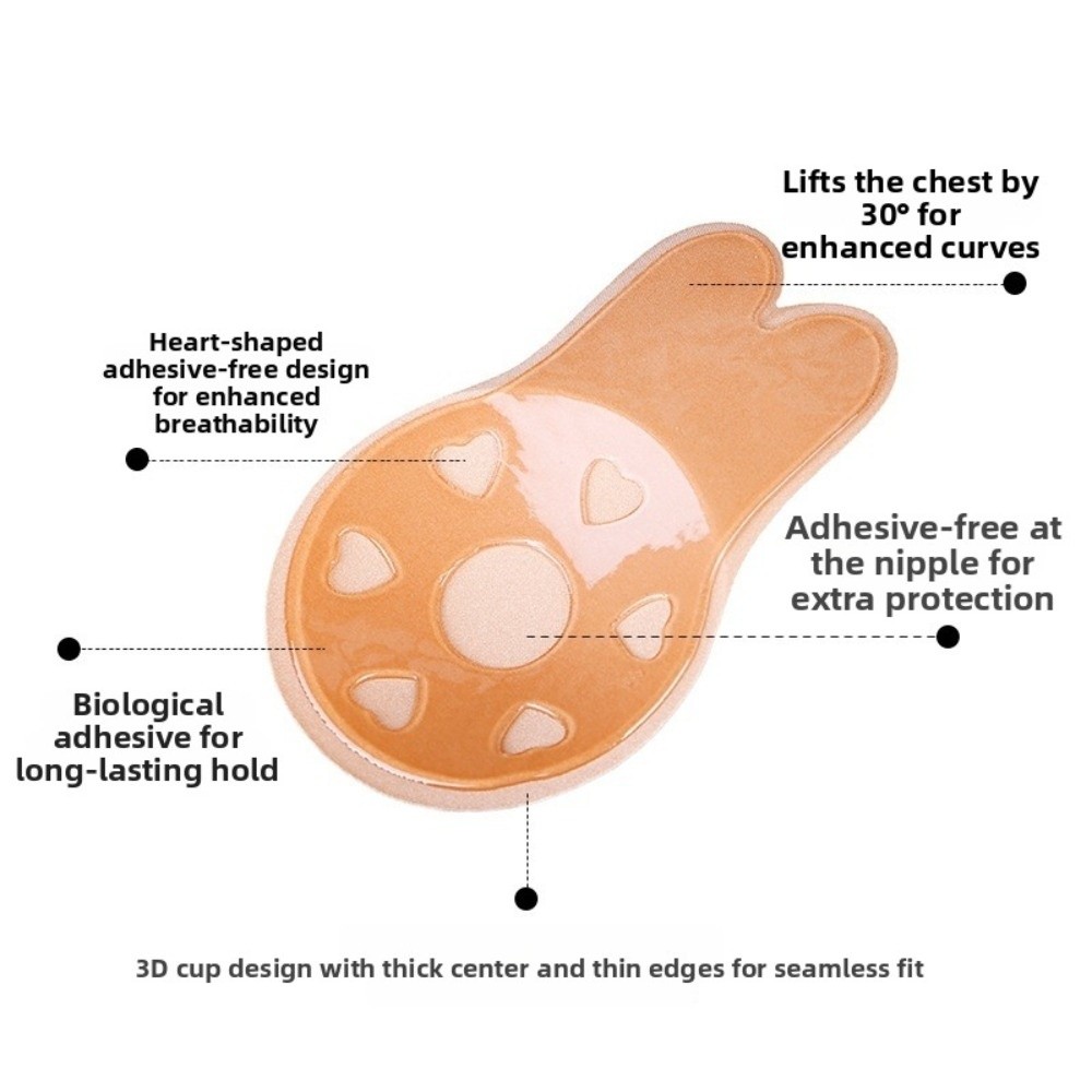 새로운 셀프 접착식 여성 푸쉬업 브라, 보이지 않는 재 - Strapless Bra Adhesive 리뷰 및 가격