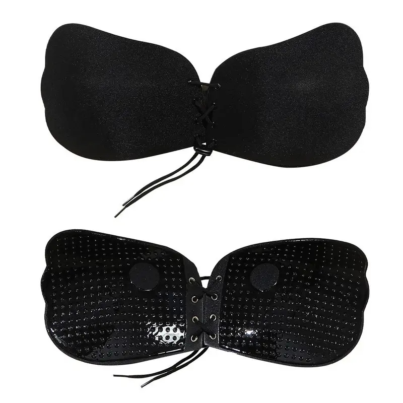 편안한 무봉제 접착식 브라, 얇은 실리콘 스트랩리스 브 - Push Up Bra Silicone 리뷰 및 가격