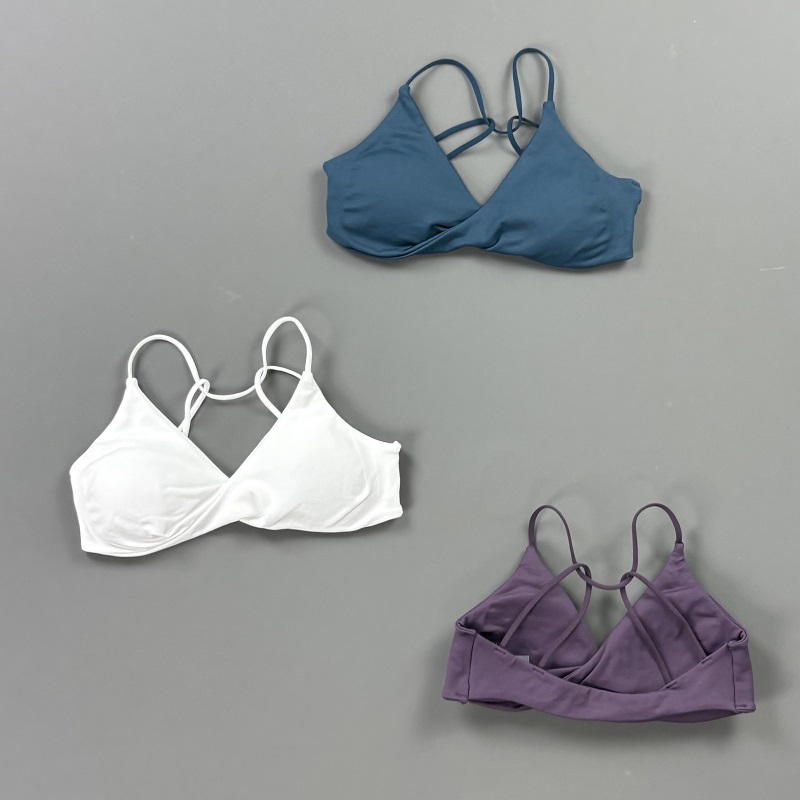 비전 여성 스포츠 브라 V넥 트위스트 프론트 얇은 스트 - Sports Bra Racerback 리뷰 및 가격