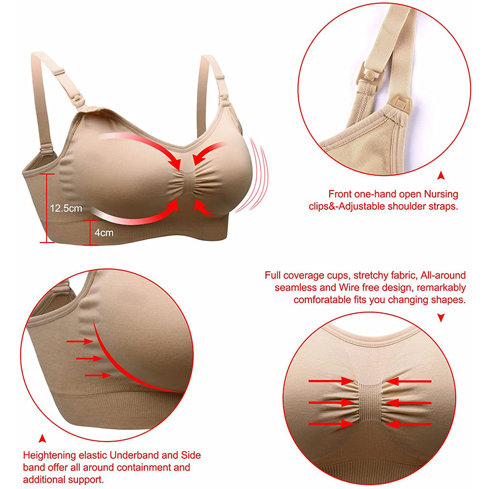 임산부 수유 브라, 심리스 클립 다운, 수면 브라렛,  - Nursing Bra Clip 리뷰 및 가격
