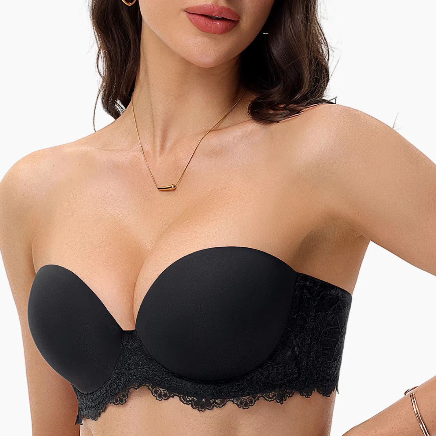 새로운 여성 브라 섹시 란제리 레이스 브라렛 푸쉬업 브 - Convertible Bra Multiway 리뷰 및 가격
