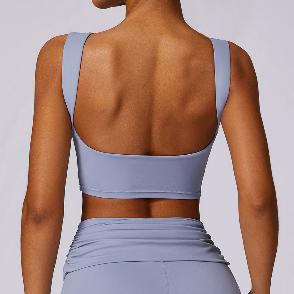 여성용 스포츠 브라 요가 탑 조끼, 높은 충격 방지,  - Sports Bra Racerback 리뷰 및 가격