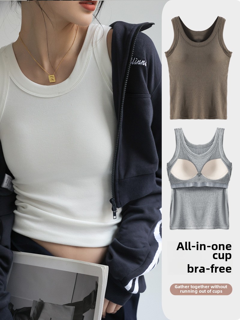 여성용 매끄러운 모달 리브 탱크 탑 내장 브래지어 여름 - T Shirt Bra Seamless 리뷰 및 가격
