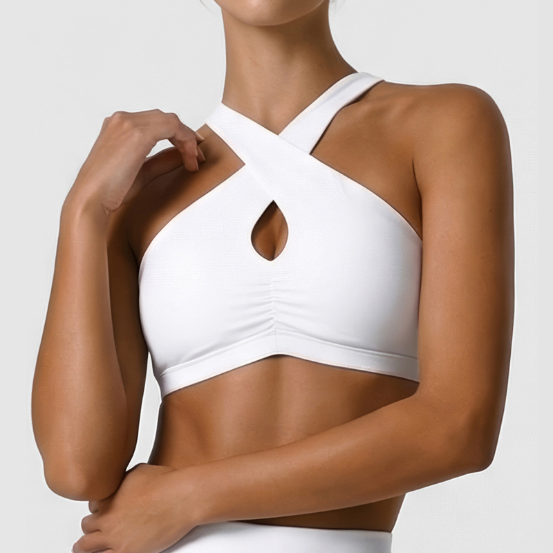 여성 소프트 스포츠 속옷 솔리드 컬러 하이 임팩트 짐  - Sports Bra Racerback 리뷰 및 가격