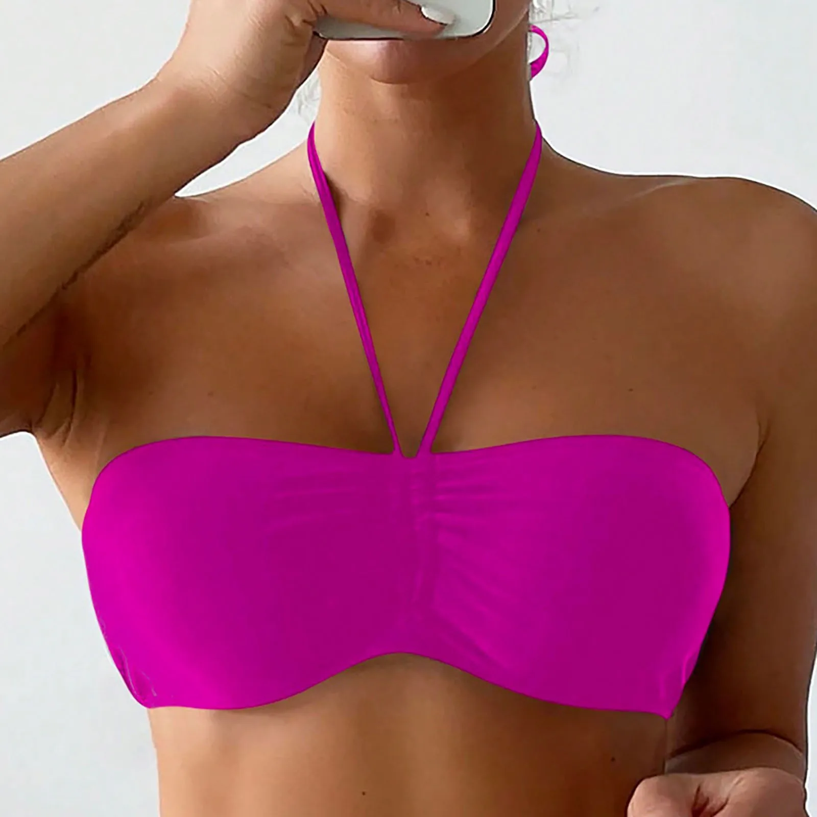 여성 와이어 비키니 탑 푸쉬업 수영복 탑 솔리브라 패드 - Underwire Bra Padded 리뷰 및 가격