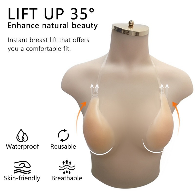 여성용 1개입 여름용 투명 실리콘 브라, 어깨끈, 푸쉬 - Push Up Bra Silicone 리뷰 및 가격