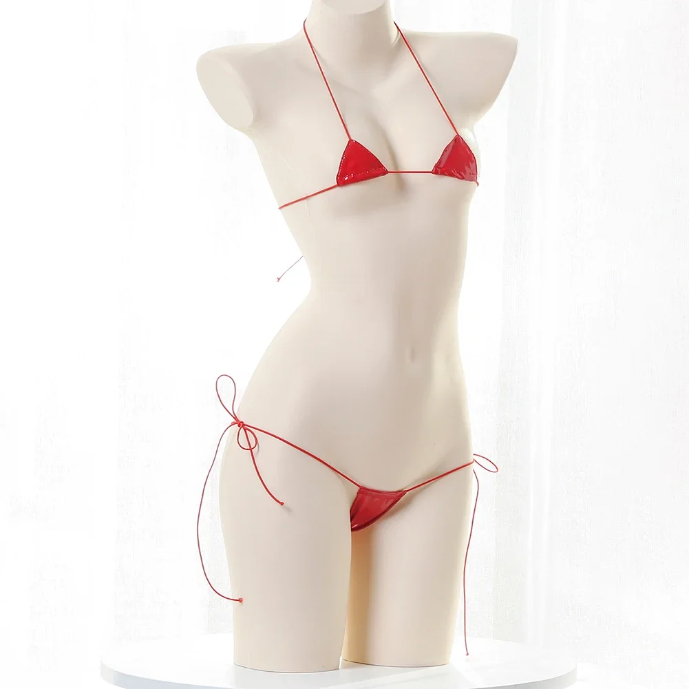 여성용 섹시 란제리 가죽 비키니 브라, G-string - Lace Bralette Set 리뷰 및 가격