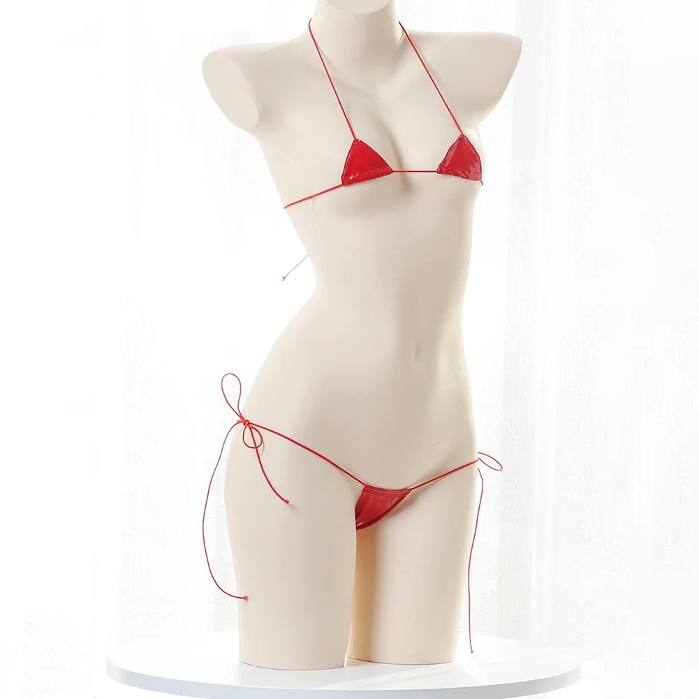여성용 섹시 란제리 가죽 비키니 브라, G-string - Lace Bralette Set 리뷰 및 가격