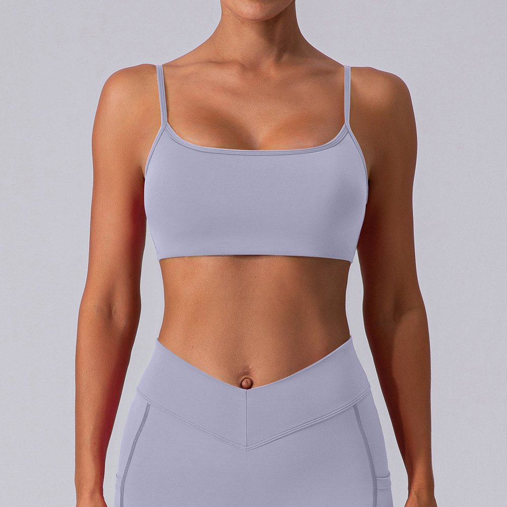 여성 스포츠 브라 충격 방지 피트니스 탑 푸쉬업 크롭탑 - Sports Bra Racerback 리뷰 및 가격